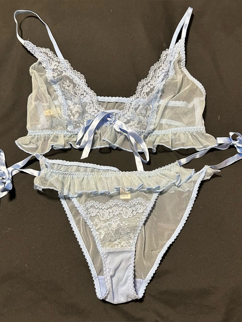 Myla London Blue Bralette and Panty Set
